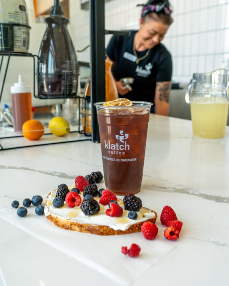 You’re invited to the grand opening of the new Klatch cafe inside Sprouts Farmers Market, Fontana