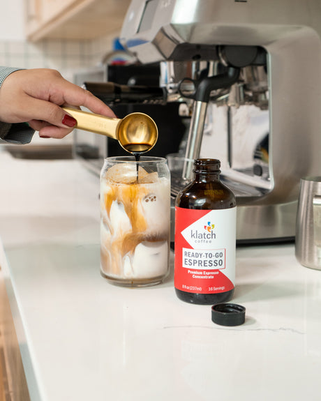 Introducing Ready-To-Go Espresso, our convenient premium bottled espresso concentrate
