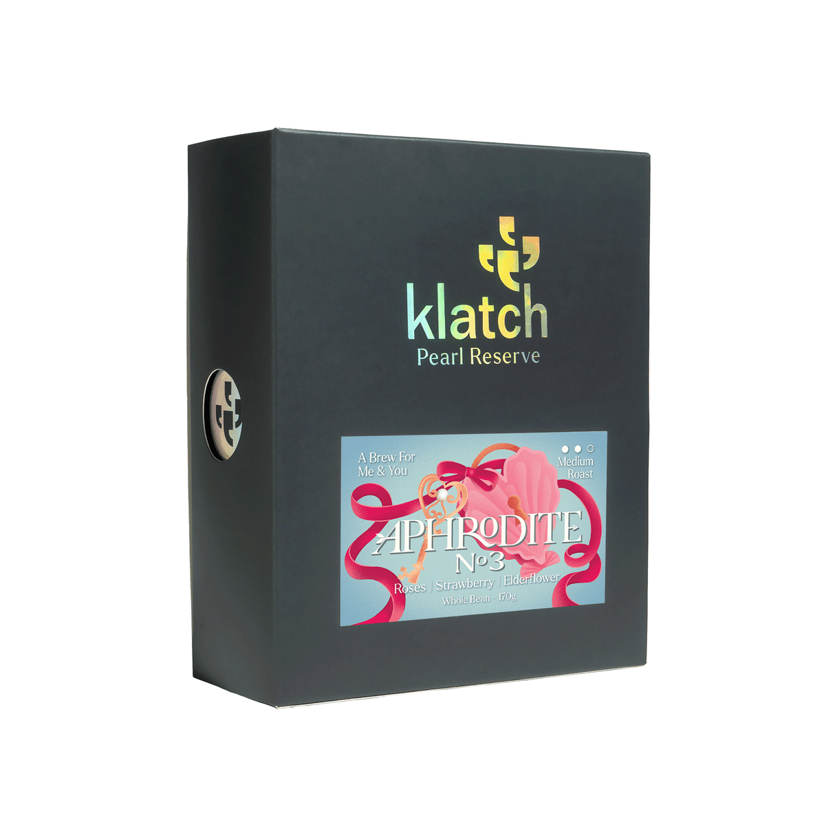 Klatch Pearl Reserve Aphrodite #3 product packaging on a whitebackground