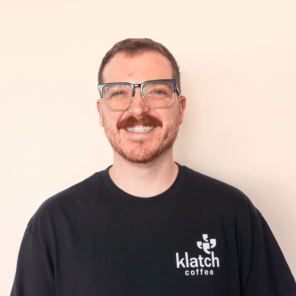 Portrait of Brandon, Klatch Coffee’s wholesale trainer.