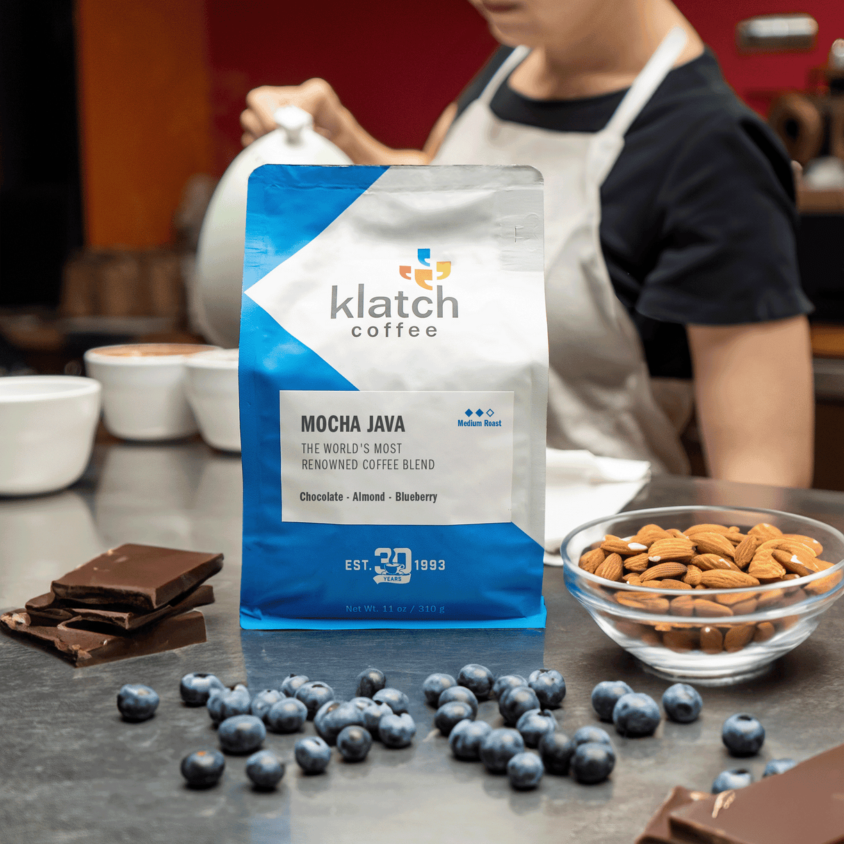 Mocha Java coffee bag