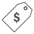Illustration of a price tag