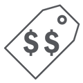 Illustration of a price tag