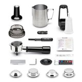 Collection of Breville coffee brewing tools and accessories on a white background