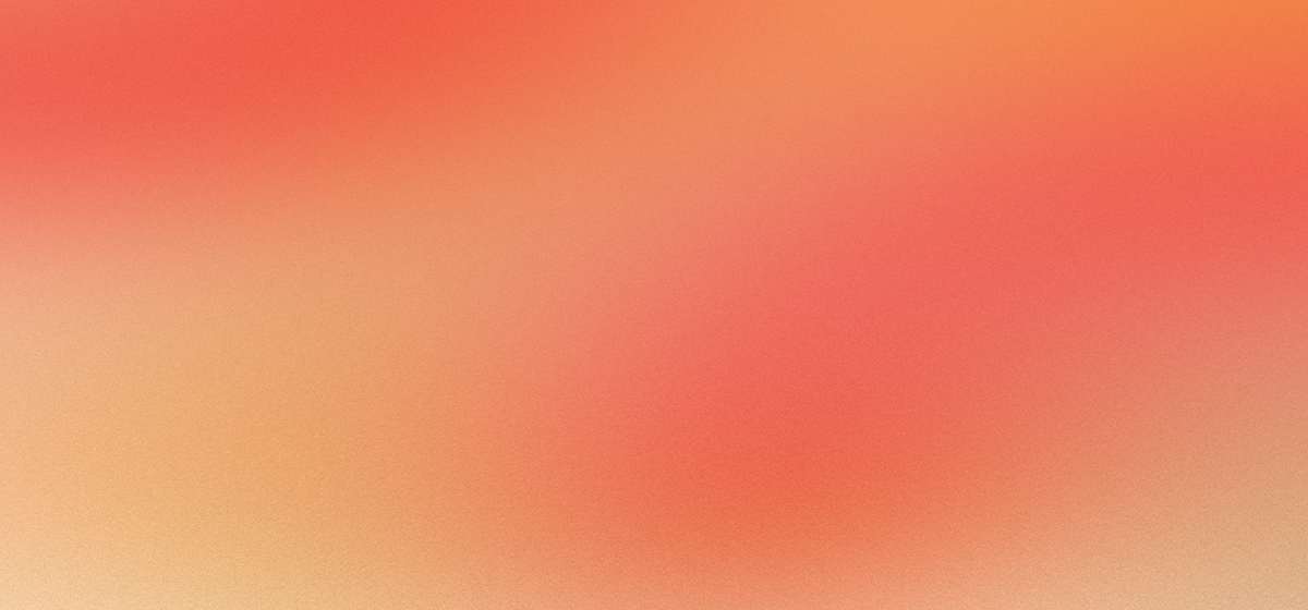 Warm orange and peach gradient. 