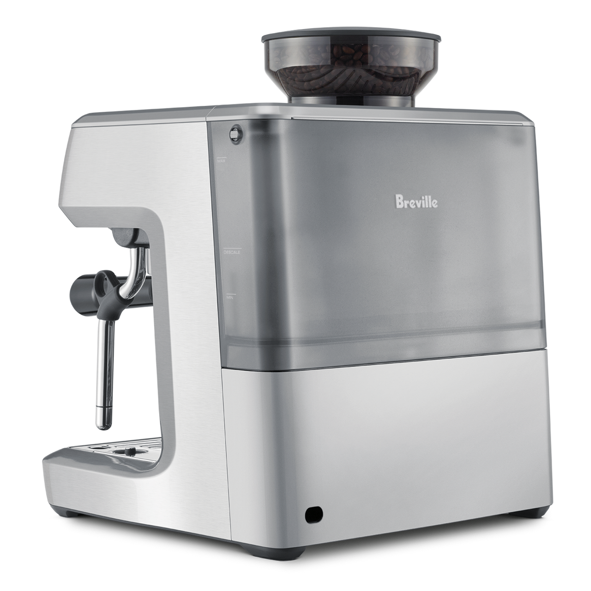 Barista Touch Espresso Machine back view showing water tank.