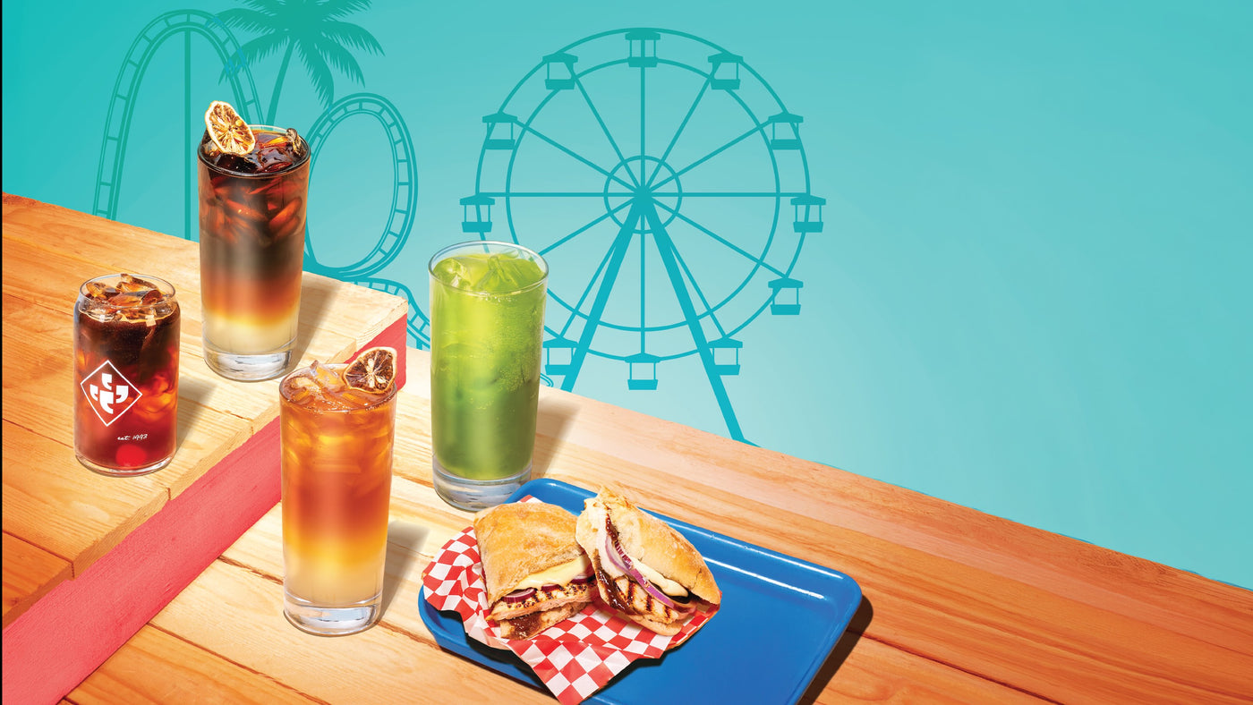 Photograph of Klatch Coffee's Boardwalk Refreshers menu