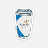 Klatch Coffee Cup Sticker