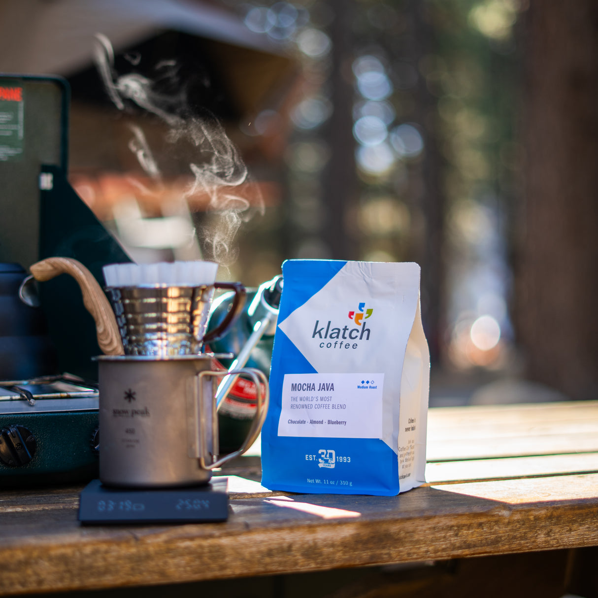 Mocha Java coffee bag