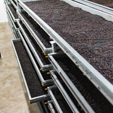 Controlled climate drying beds.