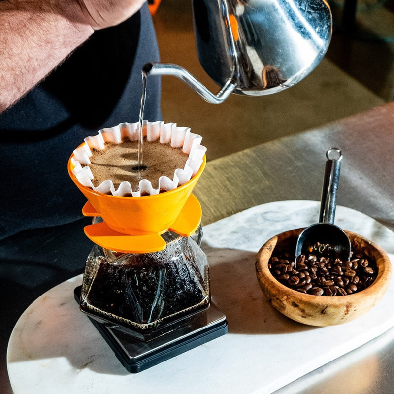 pour over brewing