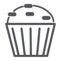 Illustration of a muffin