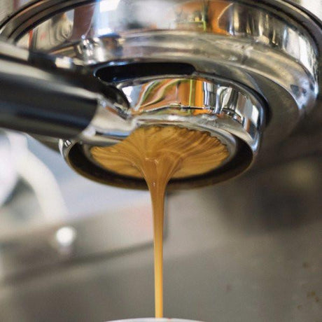 Making espresso with Belle Espresso